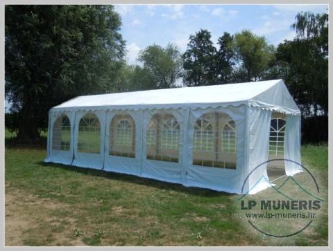 Šatori / Šator 4x10m, PVC 500 g/m2, Premium, pojačana konstrukcija
