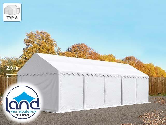 Šator / Skladišni šator 4x8m, Economy, PVC 500 g/m2, novo