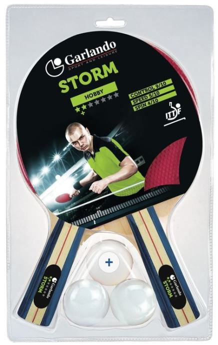 Set reketa za stolni tenis Storm, Garlando ITTF approved 2+/7