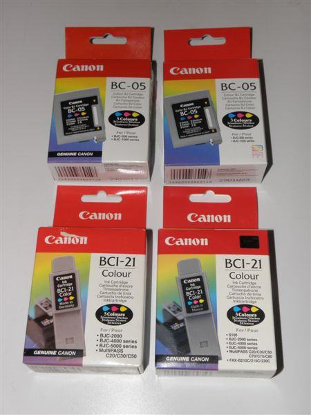 CANON tinta BCI-21 color i BC-05 color