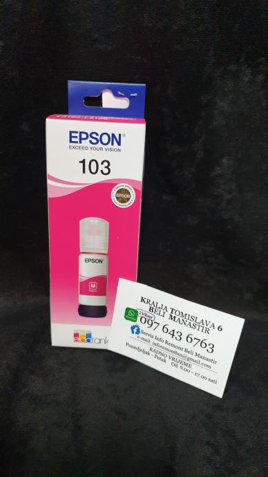 EPSON 130 EcoTank CRVENA - MAGENTA 103MA ORIGINAL TINTA 65ML / NOVO
