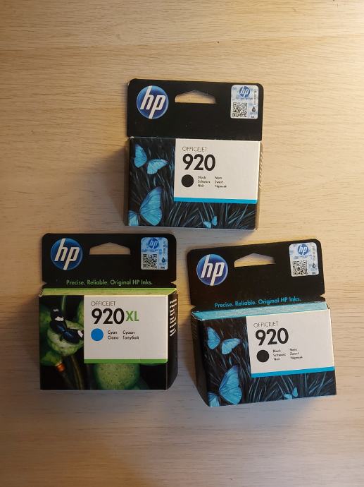 HP 920, 3 boje XL, Novo ***ZG**KOMPLET 25€