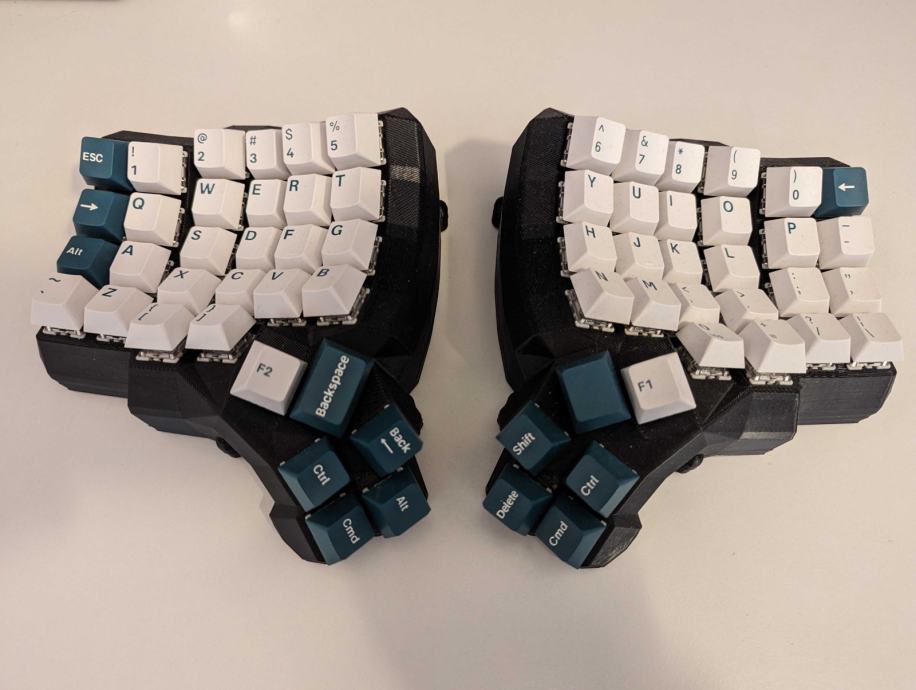Dactyl Manuform, Split, Ergonomic, 3DPrinted, Mechanical Keyboard