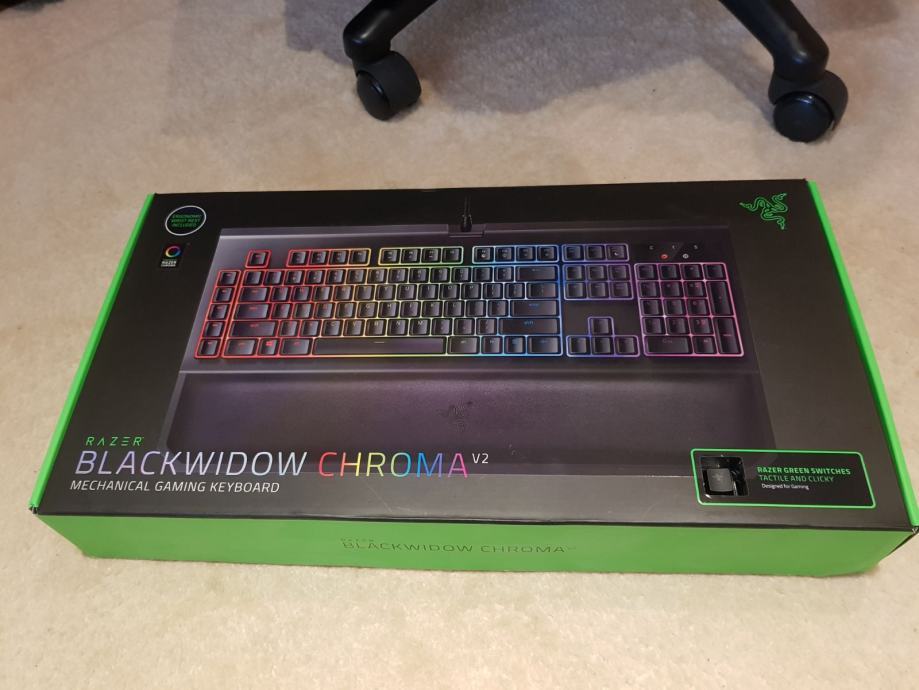 Razer Blackwidow Chroma V2 Green Switch Sound