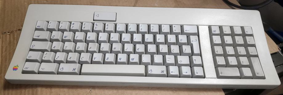 Retro mehanička tipkovnica APPLE Standard Keyboard M0118 Alps SKCM Sal