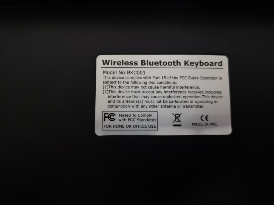 Wireless keyboard Bluetooth BKC001