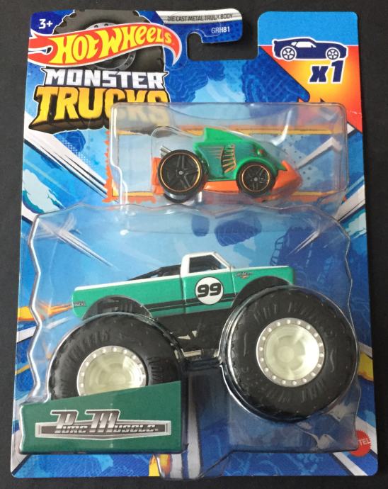 Hot Wheels Monster Truck (GRH81) Pure Muscle + Piranha Terror.