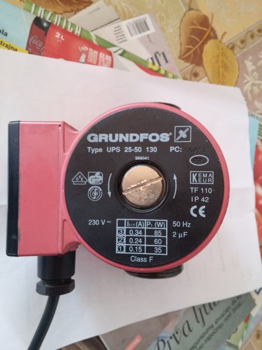 Grunfos pumpa UPS 25-50 130?