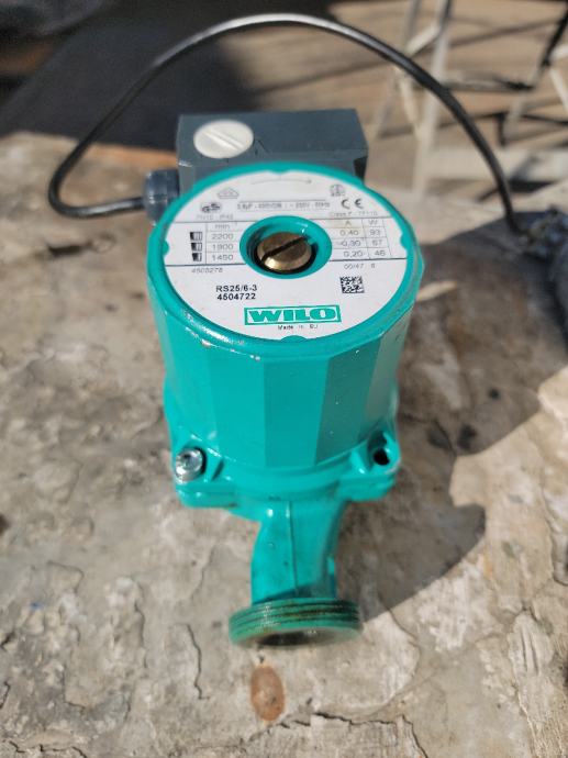 Pumpa WILO. RS 25/6-3