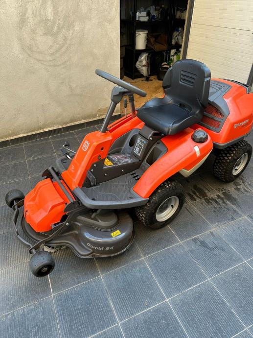 Coltelli Tagliaerba 94 Cm Per Husqvarna Rider R213-R320 - Set 3 In 1 Per Espellere, Catturare E Pacciamare - Foto 5