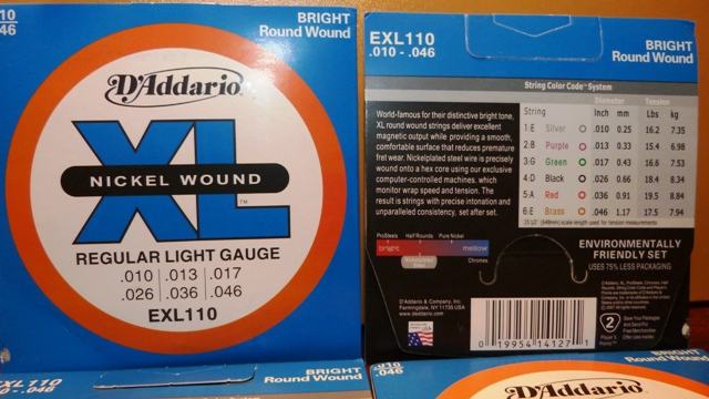 D Addario EXL 110 žice za električnu gitaru-made in USA- devetka