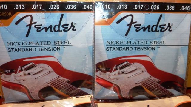 Fender žice za električnu giatru-desetka. Made in Mexiko-USA.