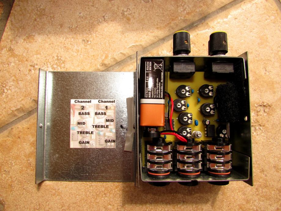 K&K DUAL CHANNEL PRO PREAMP