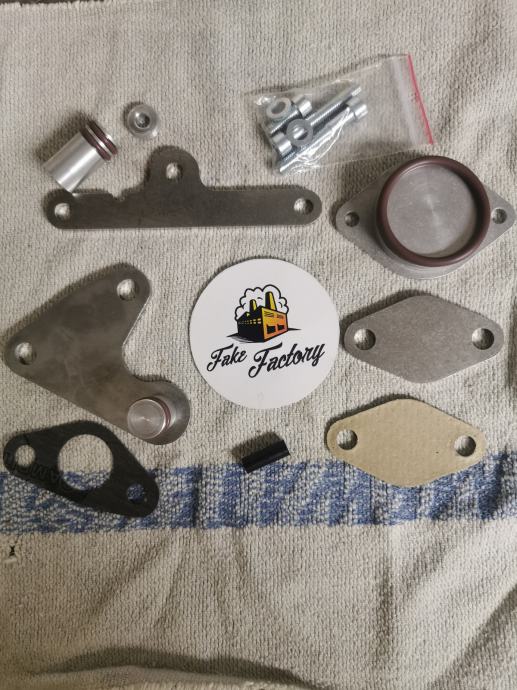 Valvola EGR + Kit Eliminazione Radiatore EGR Per Motori Diesel BMW 2.0 N47 N47S