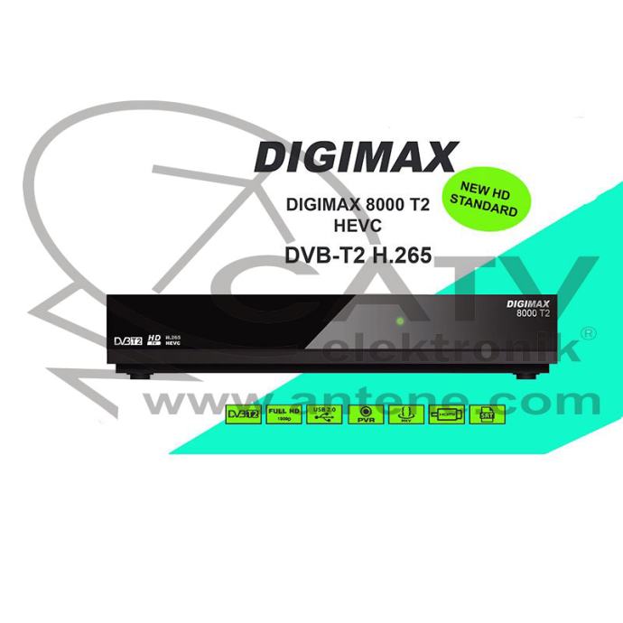Digimax 8000 DVBT/DVB-T2 HEVC H.265 HD zemaljski prijemnik