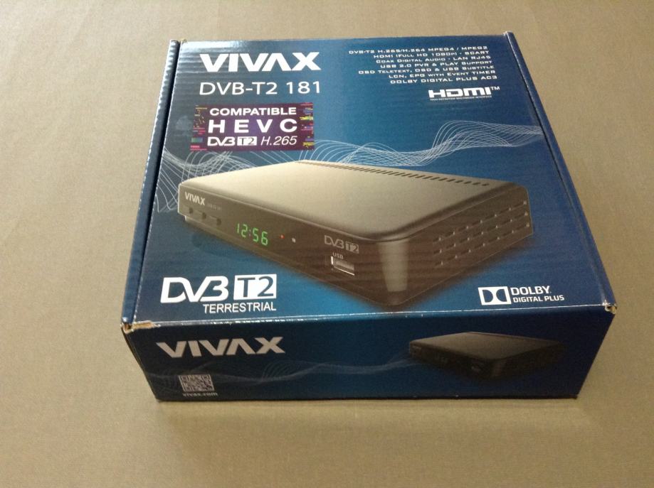 VIVAX digital receiver DVB-T2 182