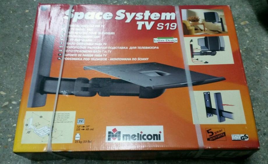 Meliconi Space System Tv 19 - zidni stalak