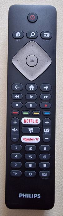 TCNOUMT Nuovo telecomando BRC0884301/01 per Philips 4K Smart TV, compatibile con BRC0884402/01 398GR10BEPHNR016BC 24PFS6855/12 32PFS6855/12 50PUS6554/12 70PUS6504/12