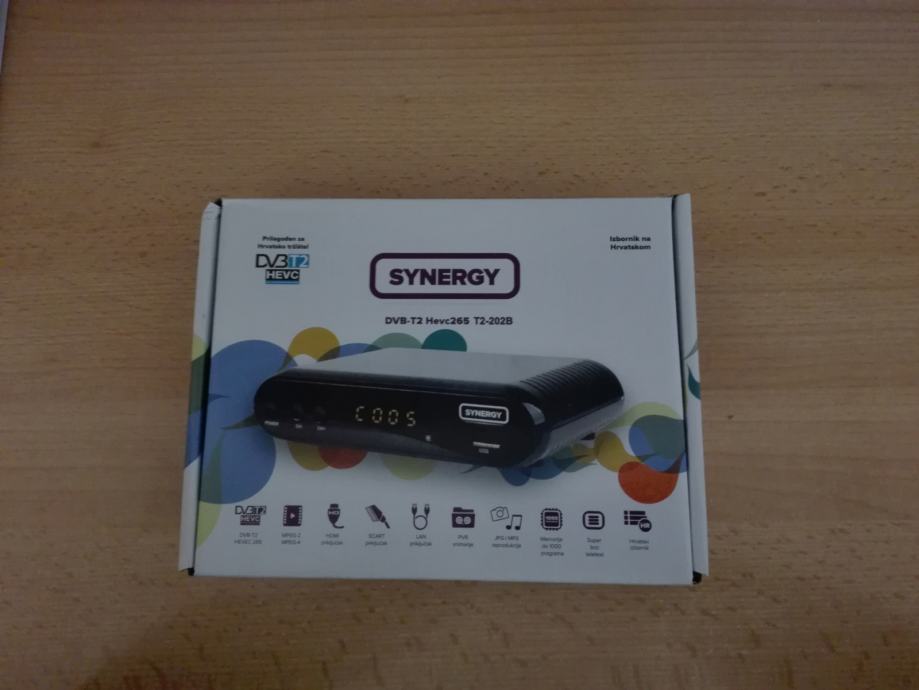 Prodajem receiver za TV DVBT2 Hevc265 T2202