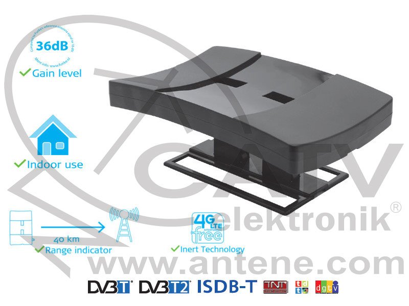 Funke DSC HOME 5.0 DVB-T/DVB-T2/DVB-T2 HD/ISDB-T/LTE - sobna antena