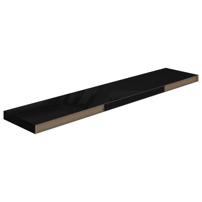 IBUQDDV Zwevende planken 4 stuks eiken look en wit 120 x