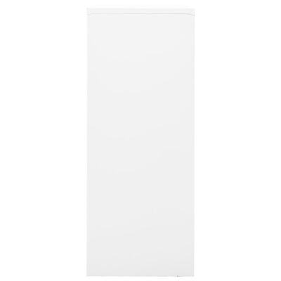 vidaXL Uredski ormarić bijeli 90 x 40 x 102 cm čelični