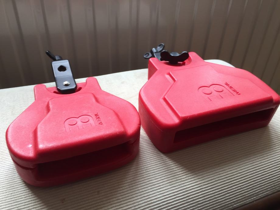 Meinl Percussion Low Pitch Block Rosso – Suono Basso E Corposo Con Morsetto Incluso