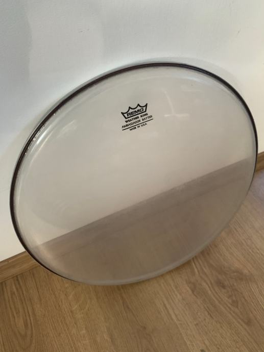 Remo Ambassador Snare Drumhead - Clear 15", Single-Ply 10-mil Mylar, No Collar