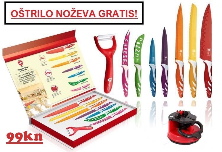 Kuhinjski noževi - SET komplet NOŽEVA ROYALTY LINE SWITZERLAND