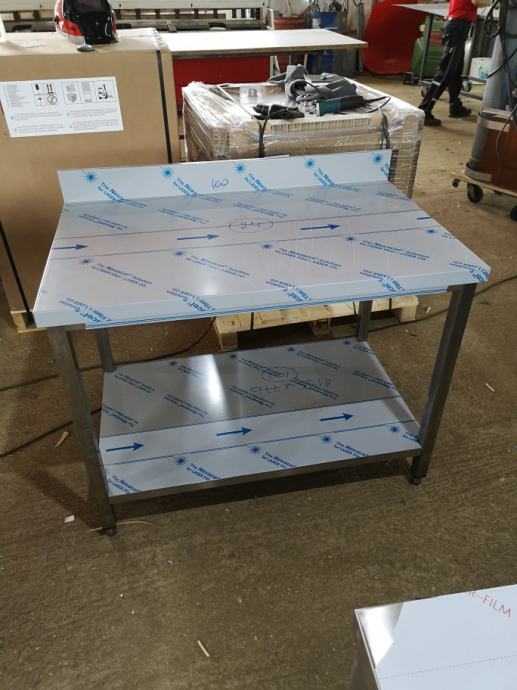 AKCIJA Radni stol inox sa donjom policom 1000x700x900 mm