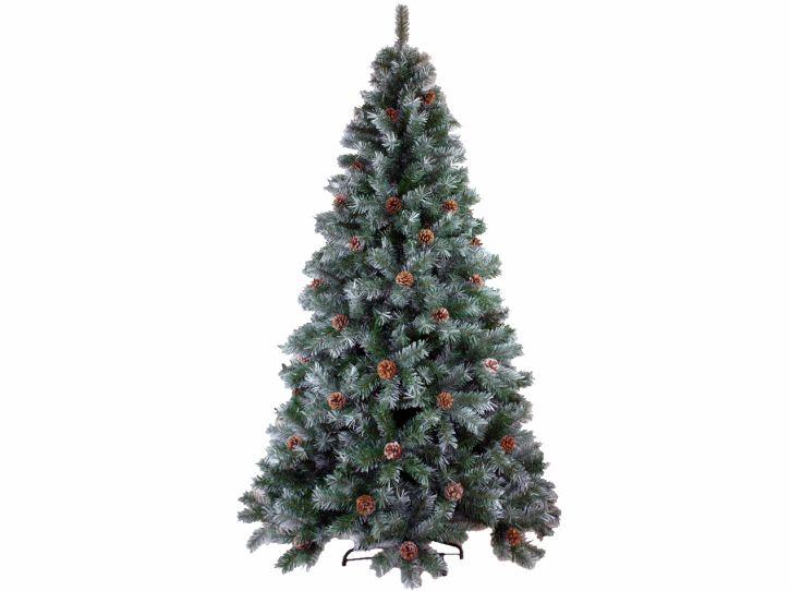 Božićno drvce sa snijegom i češerima - 180 cm