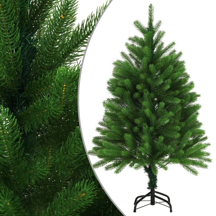 Umjetno božićno drvce s realističnim iglicama 120 cm zeleno - NOVO