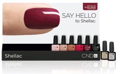 CND Shellac display / stolni stalak