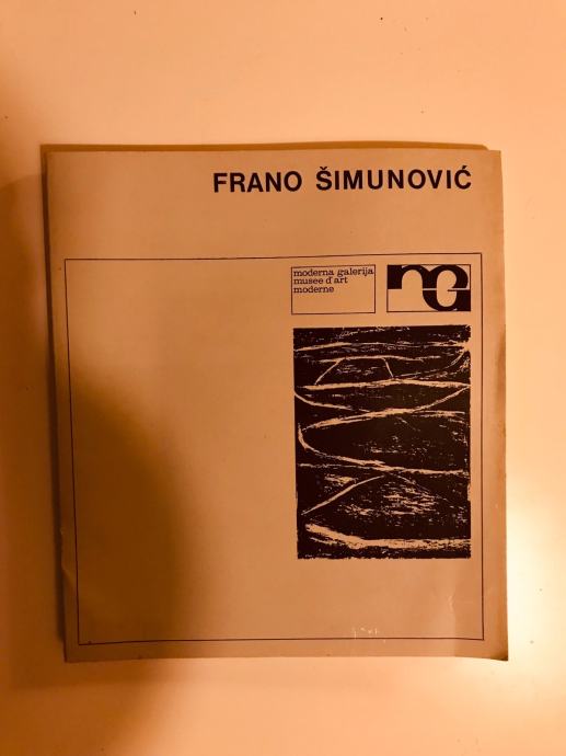 Frano Šimunović - katalog sa potpisom