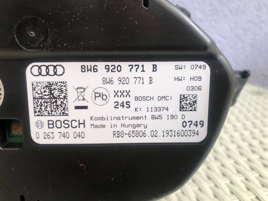 INSTRUMENT TABLA AUDI A4, A5 A6