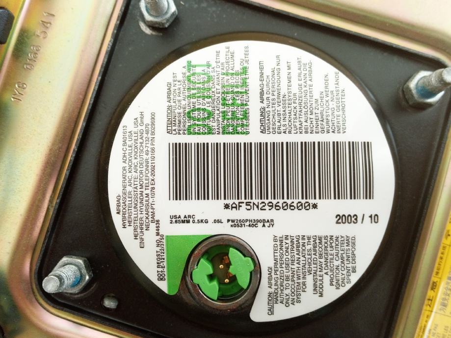 Hyundai accent airbagzracni jastuk