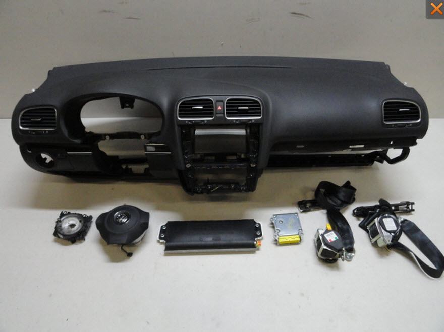 VW GOLF 6 VI KIT AIRBAG ZRAČNI JASTUCI AIR BAG