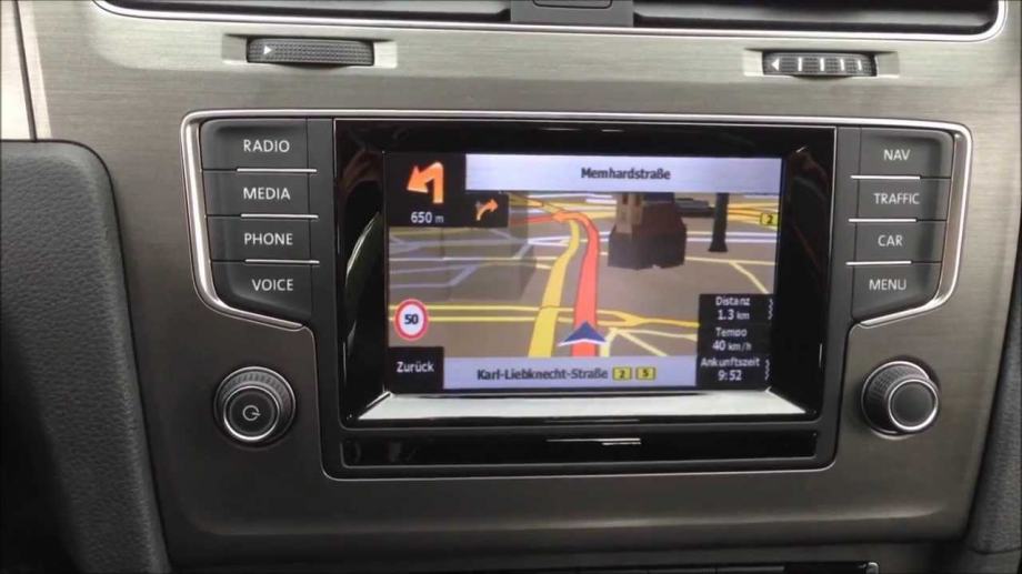 VW Golf 7 navigacija, radio Discover media