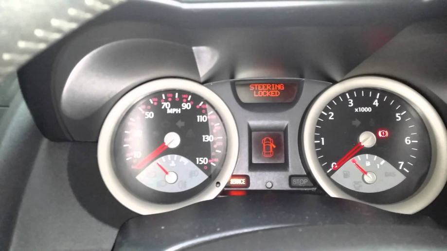 Renault Megane, Scenic, Laguna modul volana steering lock fault