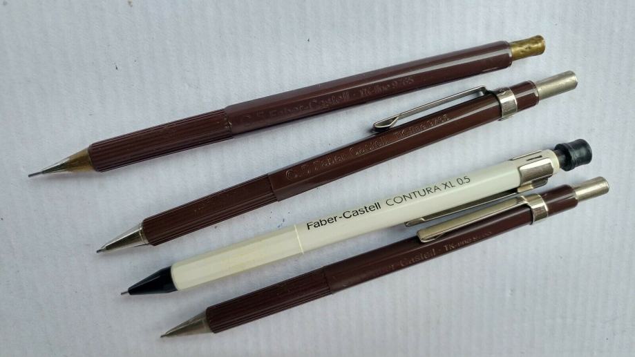 Faber Castell - tehničke olovke 4 kom