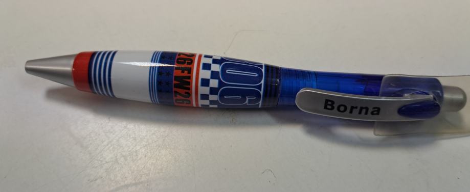 Šaljiva - prigodna penkala kemijska olovka BORNA