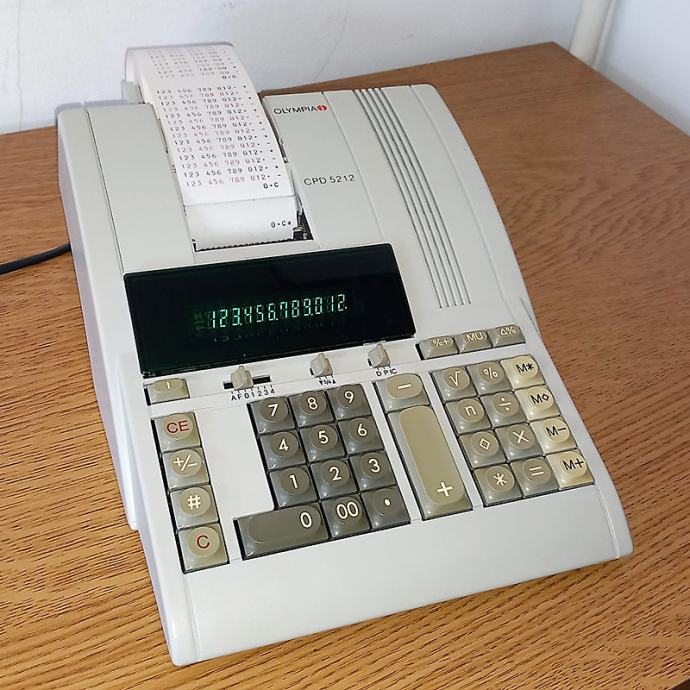 Stolni kalkulator Olympia CPD-5212   POVOLJNO