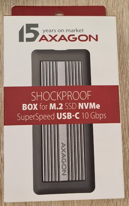 Axagon SSD USB ladica za disk nvme m.2