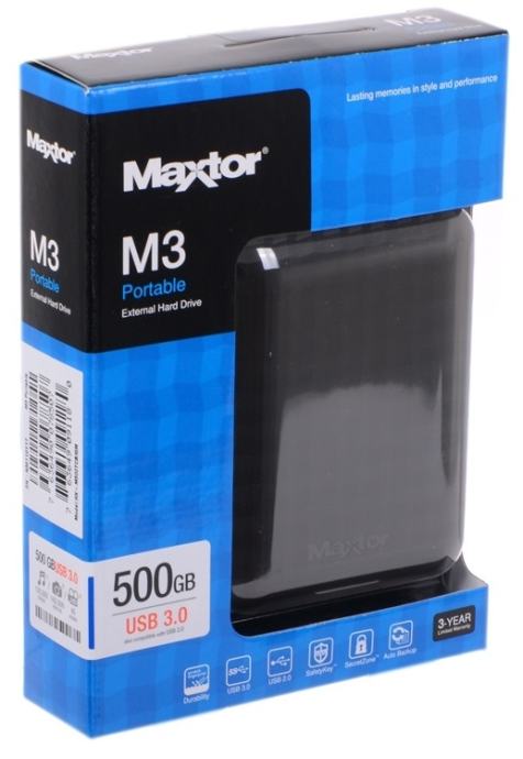 Maxtor 500GB USB3.0 eksterni STSX-M500TCBM