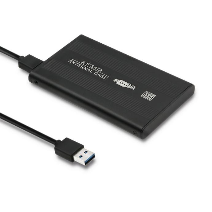 Qoltec kućište vanjskog tvrdog diska HDD/SSD 2,5'' SATA3, USB 3.0,crno