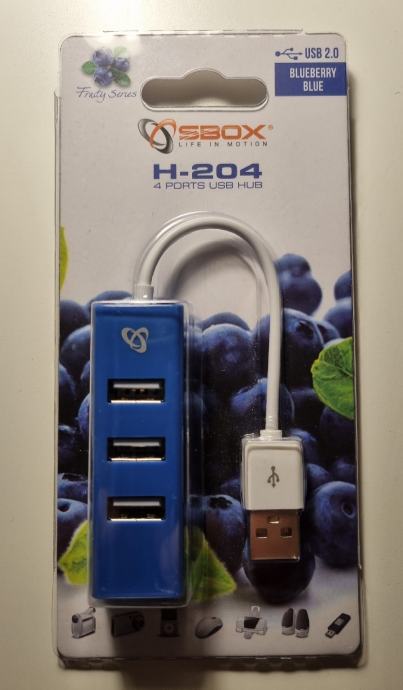 USB hub 1 USB port na 3 USB porta USB 2.0