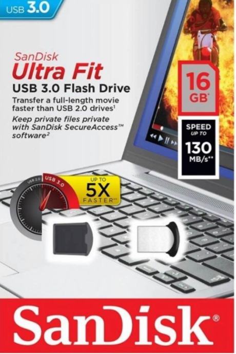 USB memorija Sandisk Ultra Fit USB 3.0 16GB