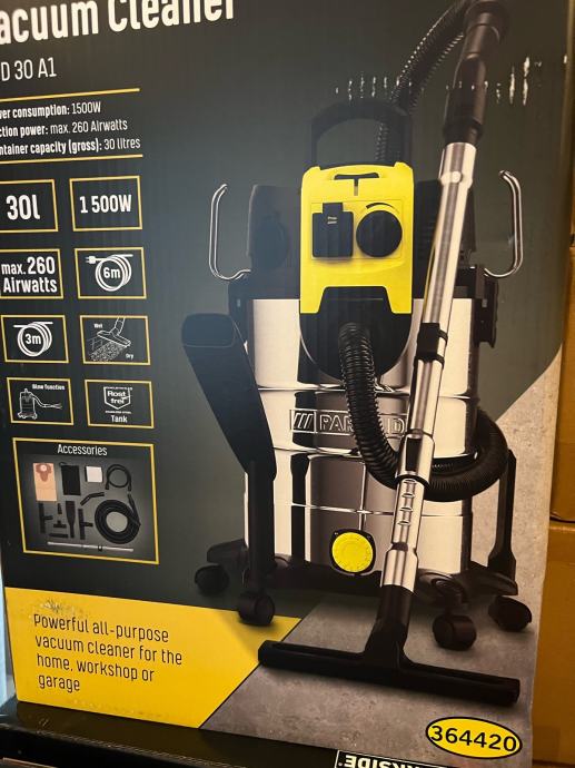 Tubo Aspirapolvere MisterVac Per Parkside PWD 30 A1 - Ricambio 1,9 Metri 58mm Ricambio Parkside Pwd 30 A1 Mistervac 1,9m