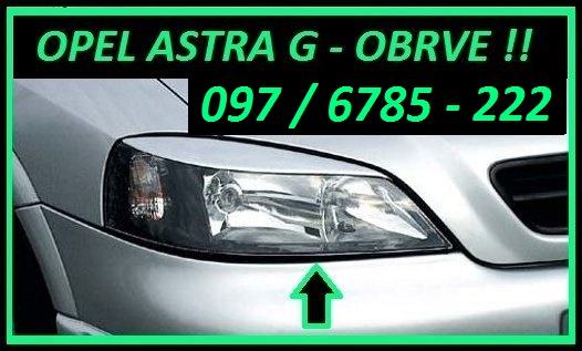 Opel Astra G - OBRVE - NOVO !!
