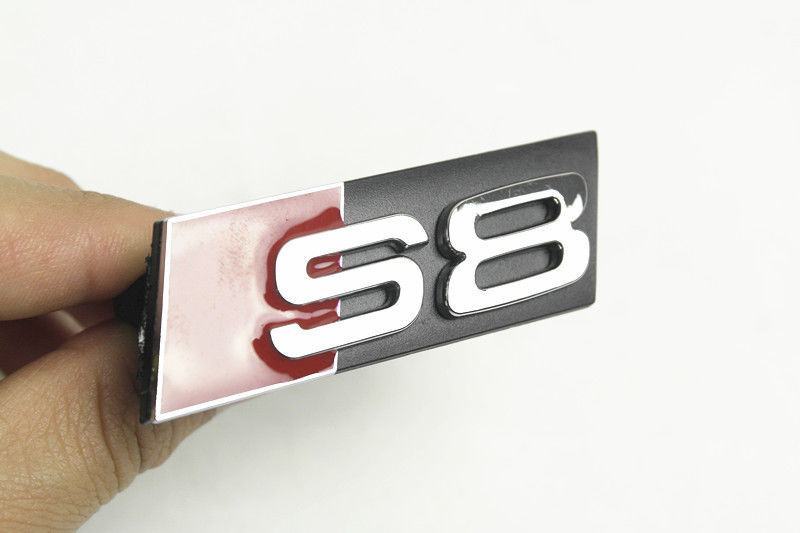 S8 Audi oznaka za prednju masku grill bubreg rešetku S